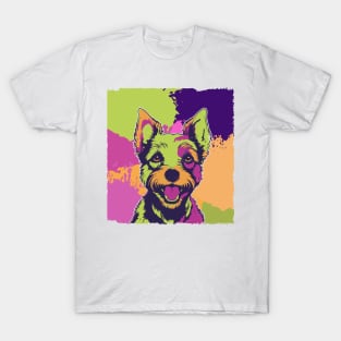 Enthusiastic dog Aesthetic terrier matching couple family cute T-Shirt